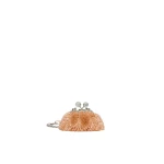 Max Mara Alfio Nano Pasticcino Bag with Gemstones in Nude | Mini Bags | Luxury Shoes 