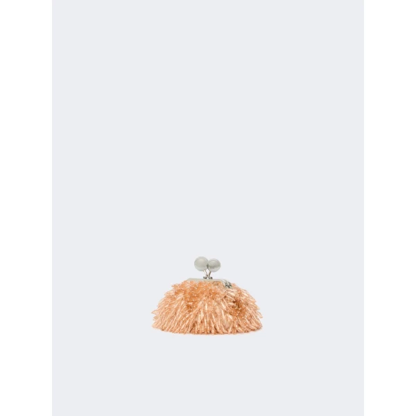 Max Mara Alfio Nano Pasticcino Bag with Gemstones in Nude | Mini Bags | Luxury Shoes 