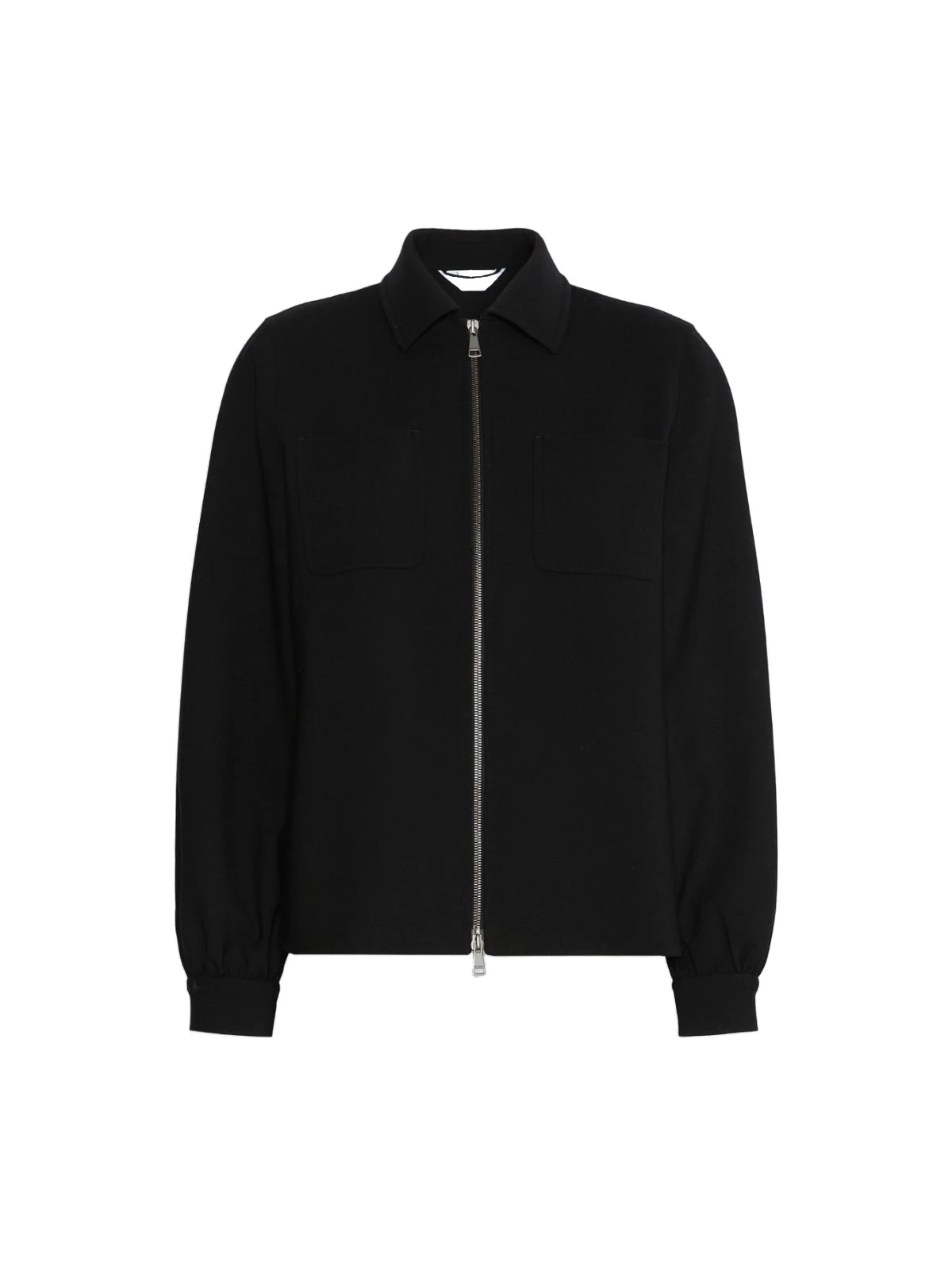Max Mara Alfio Woollen Cloth Shacket in Black Max Mara Alfio Woollen Cloth Shacket in Black | Wool Coat | Luxury Shoes