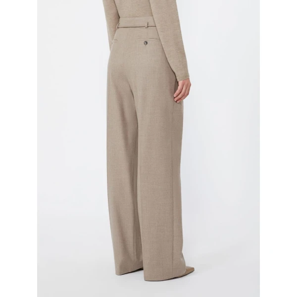 Max Mara Alibi Slim Cashmere Foule Trousers in Sand | Tailored pants | Luxury Shoes 