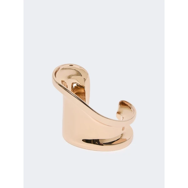 Max Mara Alloro Metal Cuff Bracelet in Bronze | Bracelets | Luxury Shoes 