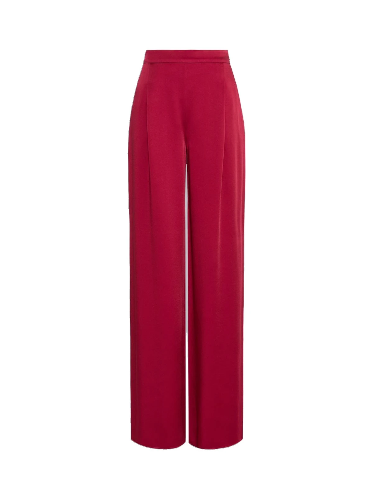 Max Mara Alpaca Envers Satin Palazzo Trousers in Ruby Max Mara Alpaca Envers Satin Palazzo Trousers in Ruby | Wide leg pants | Luxury Shoes