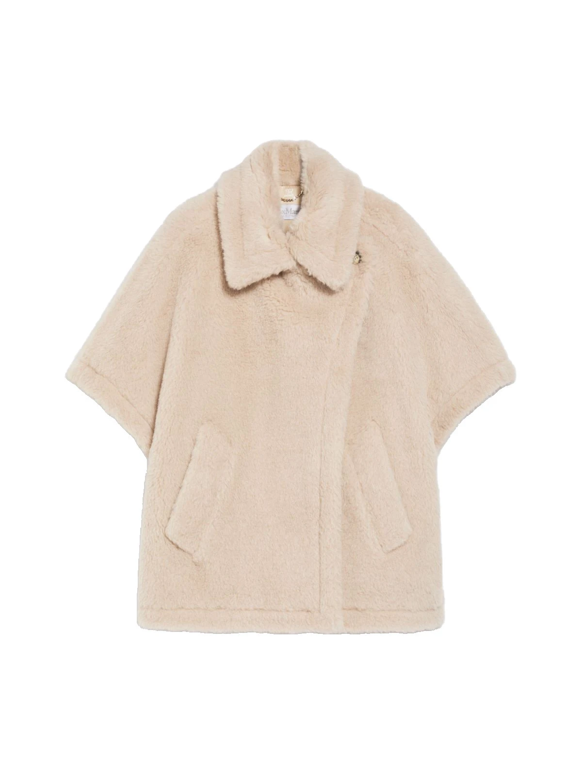 Max Mara Alpaca and Wool Teddy Cape in Beige Max Mara Alpaca and Wool Teddy Cape in Beige | Women | Luxury Shoes
