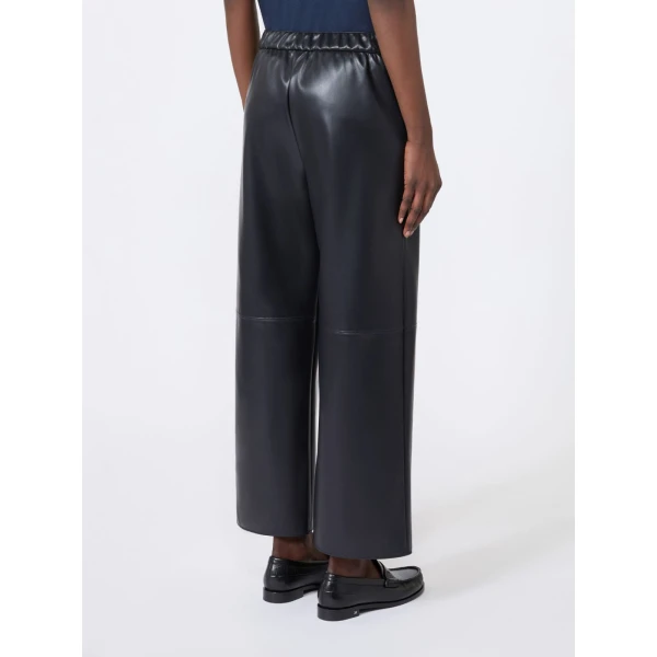Max Mara Amati Coated Jersey Trousers in Ultramarine | Tailored pants | Luxury Shoes 