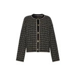 Max Mara Amico Boxy Wool and Cashmere Cardigan in Black | Cardigan | Luxury Shoes 