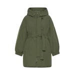 Max Mara Ancora Reversible Water-Repellent Parka in Khaki | Coats | Luxury Shoes 