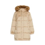 Max Mara Anfora Reversible Water-Repellent Midi Parka in Camel | Coats | Luxury Shoes 