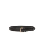 Max Mara Angizia Leather Belt in Black | Belts | Luxury Shoes 