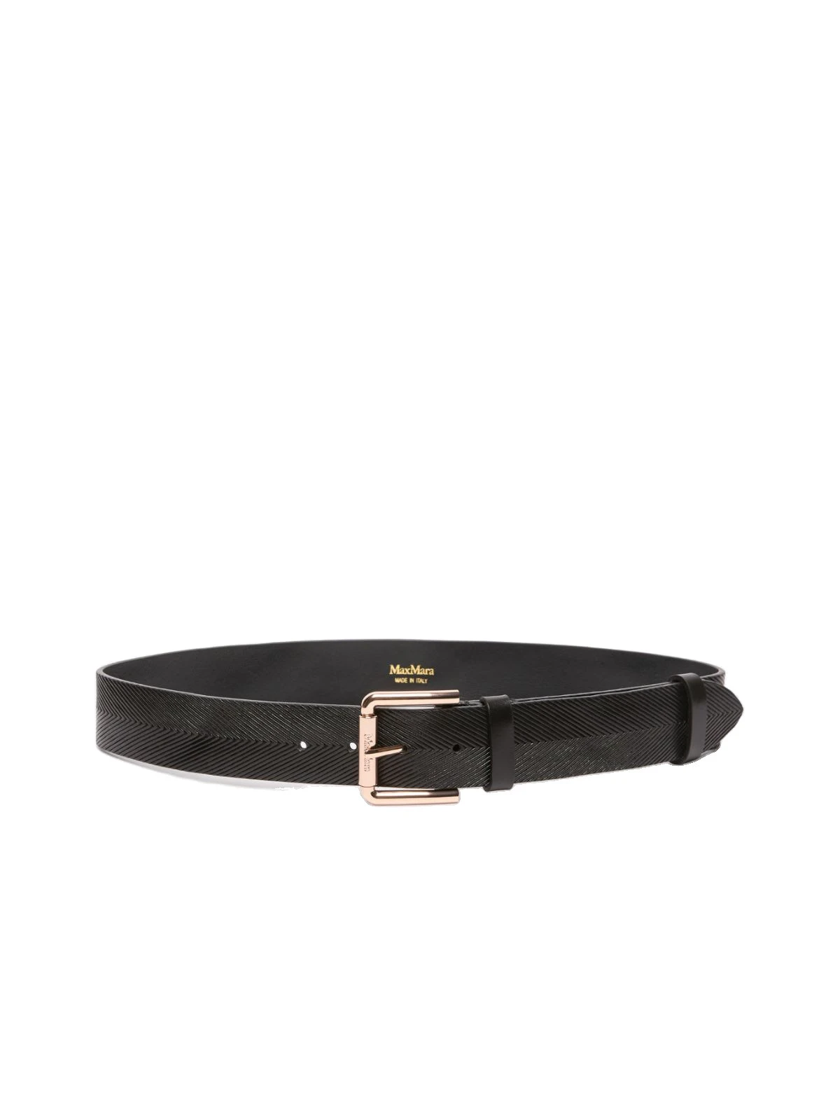 Max Mara Angizia Leather Belt in Black Max Mara Angizia Leather Belt in Black | Belts | Luxury Shoes