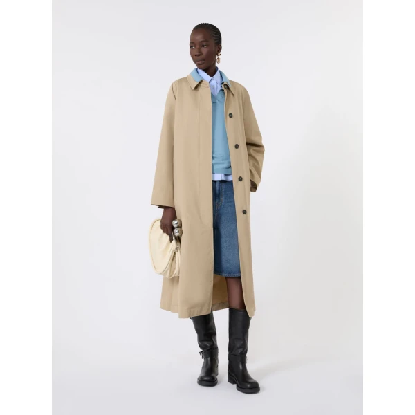 Max Mara Angus Water-Repellent Gabardine Trench Coat in Beige | Trench Coat | Luxury Shoes 