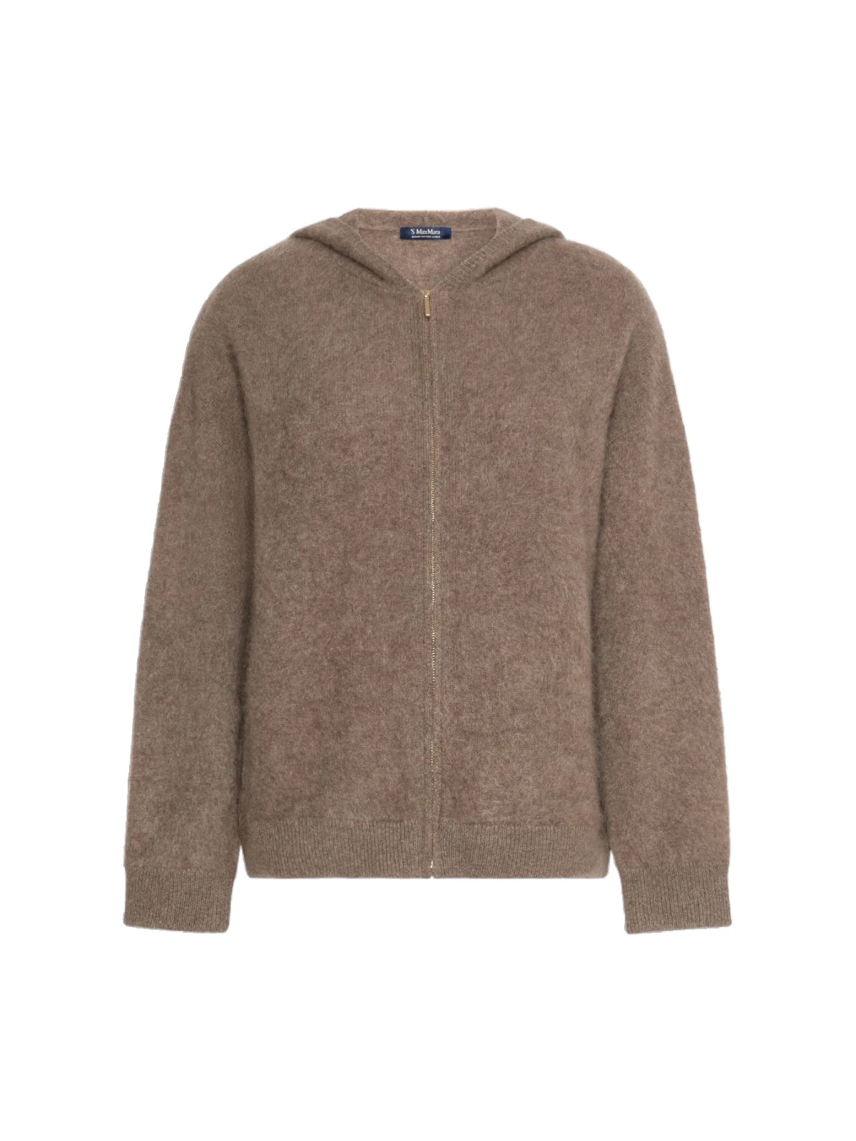 Max Mara Anne Brushed Yak Wool Hooded Cardigan in Beige Max Mara Anne Brushed Yak Wool Hooded Cardigan in Beige | Cardigan | Luxury Shoes