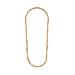 Max Mara Aquila Long Link Necklace in Bronze | Necklace | Luxury Shoes 