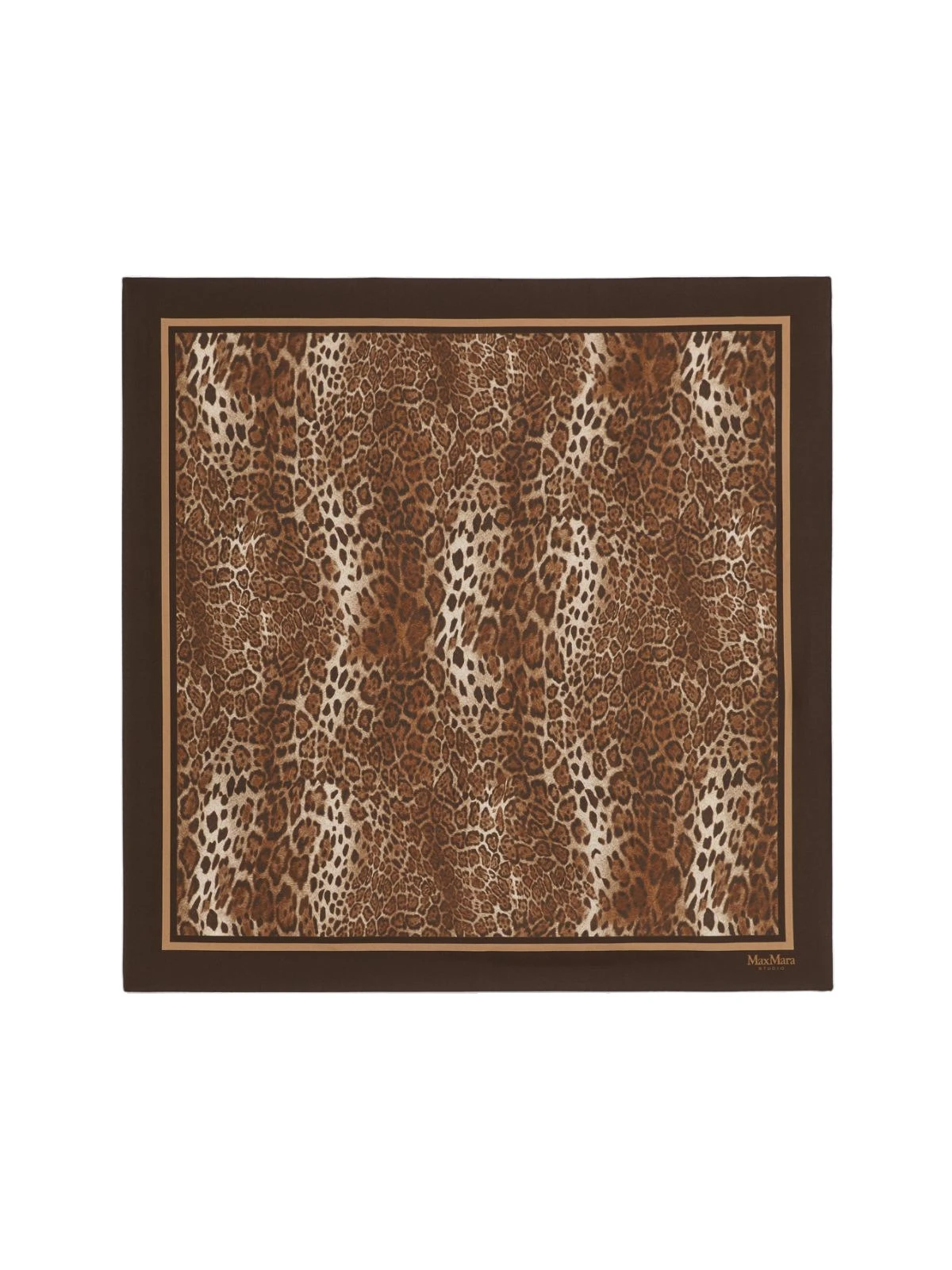 Max Mara Aquila Printed Silk Scarf in Caramel Max Mara Aquila Printed Silk Scarf in Caramel | Scarves | Luxury Shoes