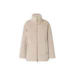 Max Mara Arancio Reversible Wool and Alpaca Puffer Jacket in Albino White | Jackets | Luxury Shoes 