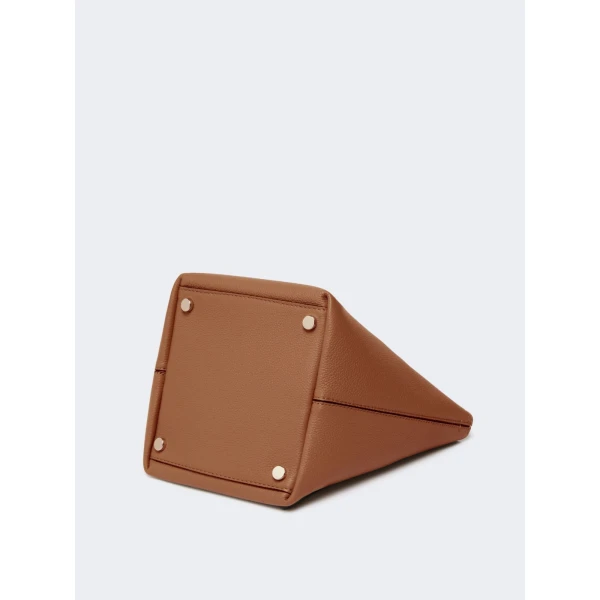 Max Mara Archetipo Extra Small Leather Bag in Amber Brown | Mini Bags | Luxury Shoes 