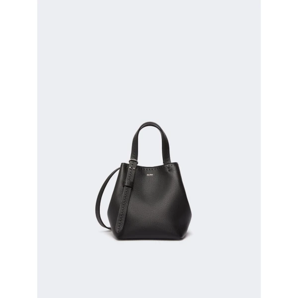 Max Mara Archetipo Extra Small Leather Bag in Black | Mini Bags | Luxury Shoes 