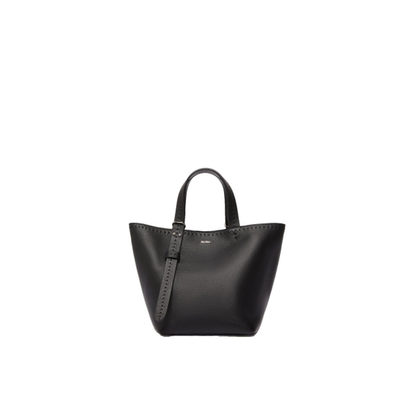 Max Mara Archetipo Extra Small Leather Bag in Black | Mini Bags | Luxury Shoes 