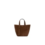 Max Mara Archetipo Extra Small Split Leather Bag in Dark Brown | Mini Bags | Luxury Shoes 