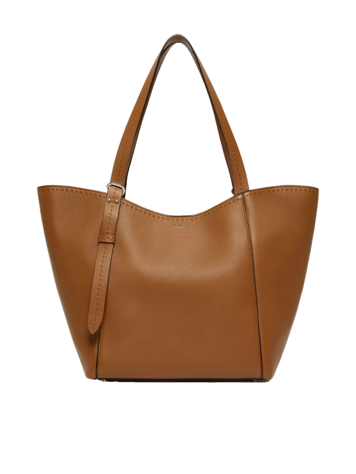 Max Mara Archetipo Leather Handbag in Amber Brown Max Mara Archetipo Leather Handbag in Amber Brown | Totes & Top-Handle Bags | Luxury Shoes