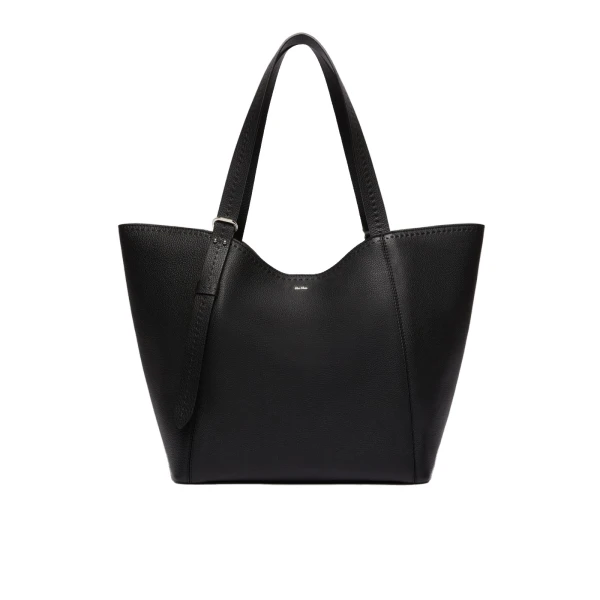 Archetipo Leather Handbag in Black