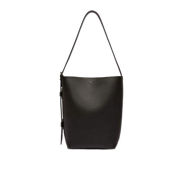 Max Mara Archetipo Medium Leather Bag in Black | Totes & Top-Handle Bags | Luxury Shoes 