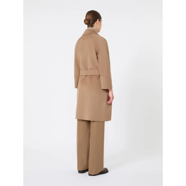 Max Mara Arona Short Double-Faced Wool Coat in Camel | Wool Coat | Luxury Shoes 