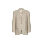 Max Mara Attila Oversized Wool Cloth Blazer in Hazelnut Brown | Blazers | Luxury Shoes 