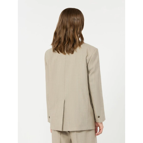 Max Mara Attila Oversized Wool Cloth Blazer in Hazelnut Brown | Blazers | Luxury Shoes 