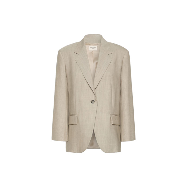 Max Mara Attila Oversized Wool Cloth Blazer in Hazelnut Brown | Blazers | Luxury Shoes 