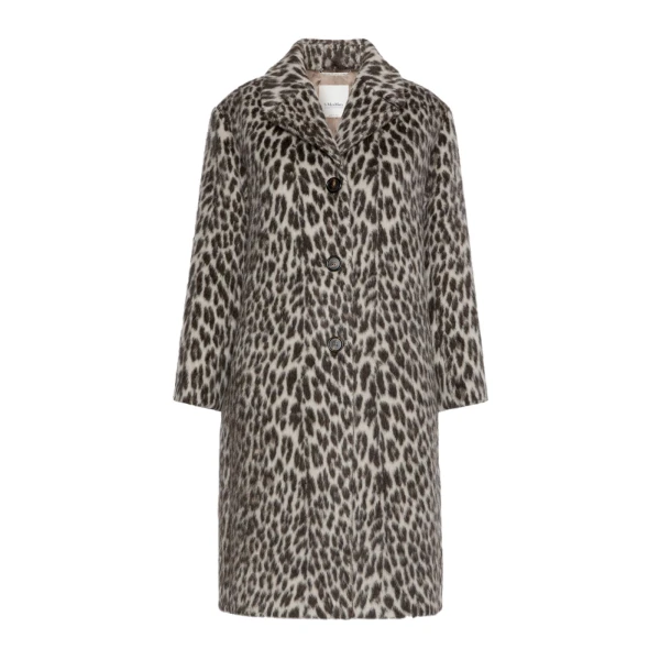Max Mara Attilia Jacquard Coat in Ecru | Coats | Luxury Shoes 
