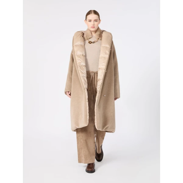 Max Mara Aurelia Wool Pocket Sweater in Beige | Sweaters | Luxury Shoes 