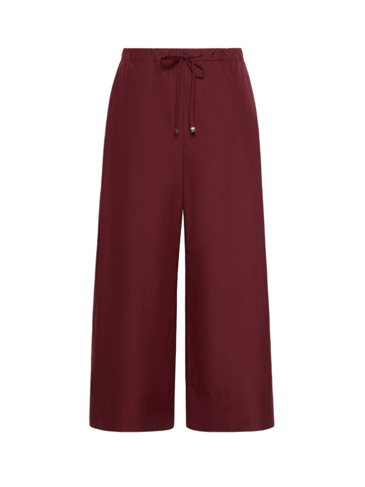 Max Mara Aureo Cotton Poplin Wide-Leg Joggers in Ruby Max Mara Aureo Cotton Poplin Wide-Leg Joggers in Ruby | Sweatpants | Luxury Shoes