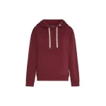 Max Mara Aurora Brushed Jersey Hoodie in Bordeaux | Sweaters | Luxury Shoes 