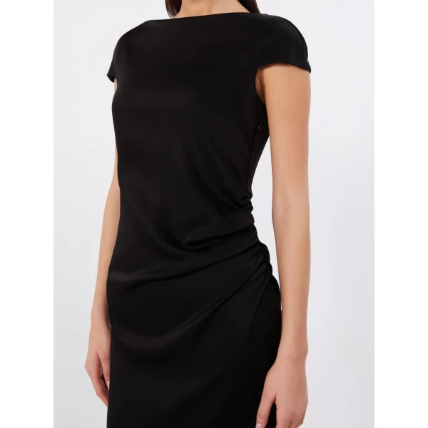Max Mara Austero Cady Gown in Black | Evening Gowns | Luxury Shoes 
