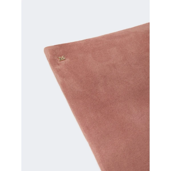 Max Mara Azzurro Extra Long Suede Gloves in Pink | Gloves | Luxury Shoes 