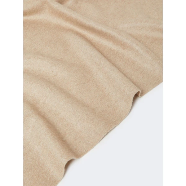 Max Mara Baci Cashmere Logo Stole in Beige | Scarves | Luxury Shoes 