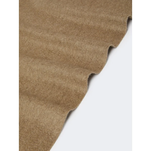 Max Mara Baci Cashmere Logo Stole in Beige Style 2 | Scarves | Luxury Shoes 