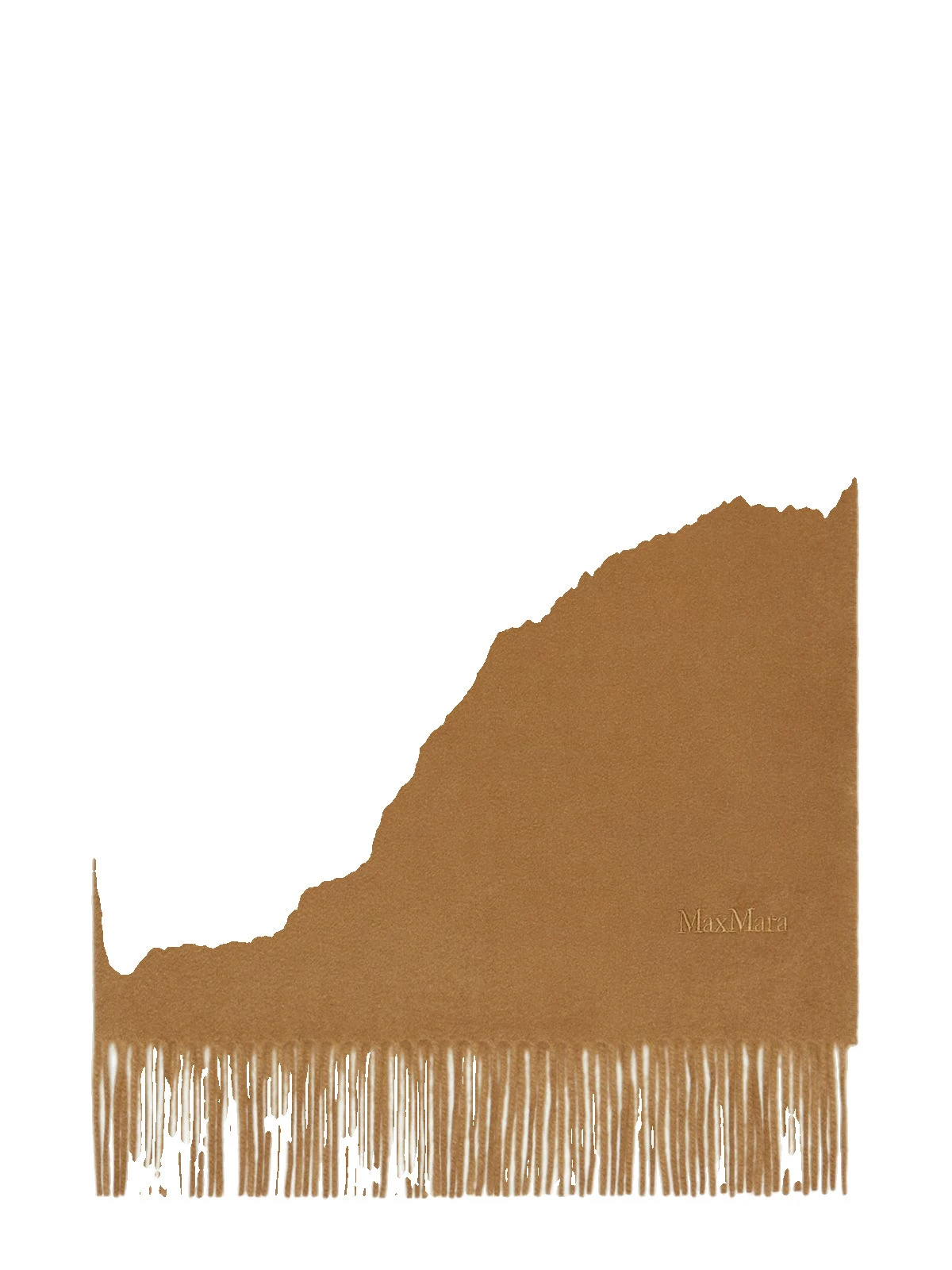 Max Mara Baci Cashmere Logo Stole in Camel Max Mara Baci Cashmere Logo Stole in Camel | Scarves | Luxury Shoes