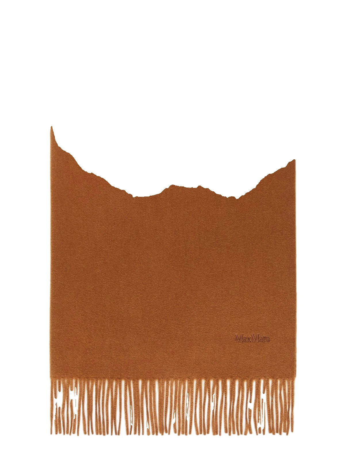 Max Mara Baci Cashmere Logo Stole in Tobacco Max Mara Baci Cashmere Logo Stole in Tobacco | Scarves | Luxury Shoes