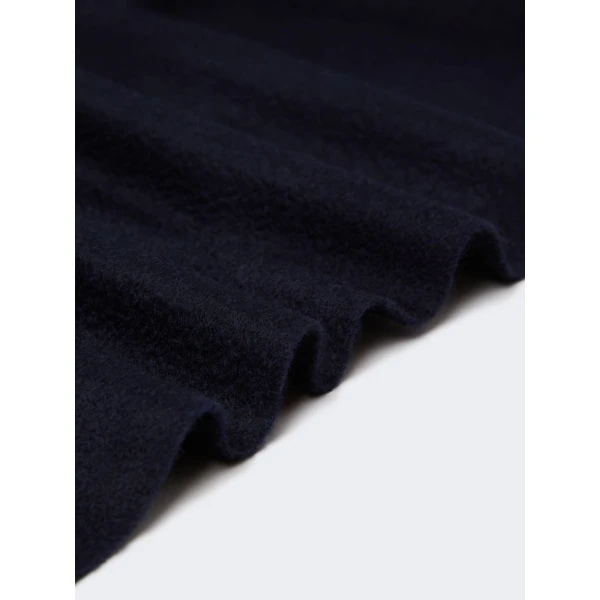 Max Mara Baci Cashmere Logo Stole in Ultramarine | Scarves | Luxury Shoes 
