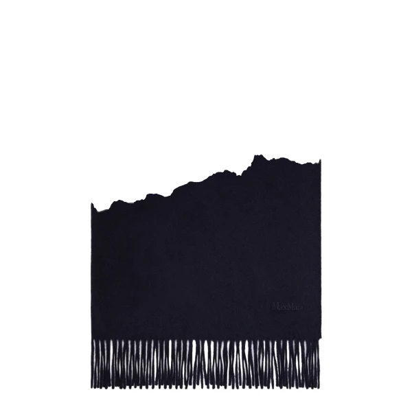 Baci Cashmere Logo Stole in Ultramarine