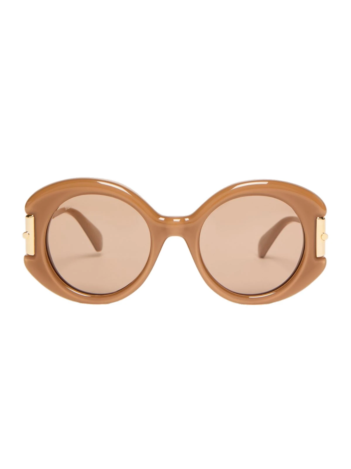 Max Mara Badia Round Acetate Glasses in Camel Max Mara Badia Round Acetate Glasses in Camel | Sunglasses | Luxury Shoes
