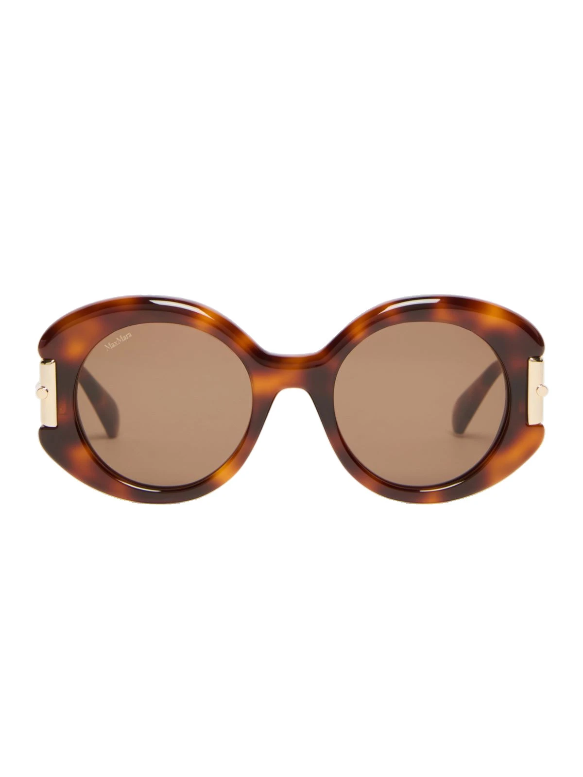 Max Mara Badia Round Acetate Glasses in Tawny Bronze Brown Max Mara Badia Round Acetate Glasses in Tawny Bronze Brown | Sunglasses | Luxury Shoes