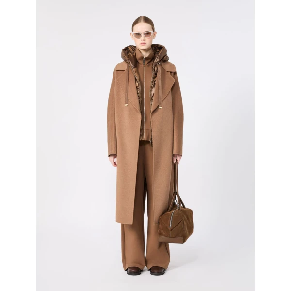 Max Mara Bali Wide-Leg Double Jersey Trousers in Camel | Wide leg pants | Luxury Shoes 