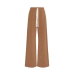 Max Mara Bali Wide-Leg Double Jersey Trousers in Camel | Wide leg pants | Luxury Shoes 