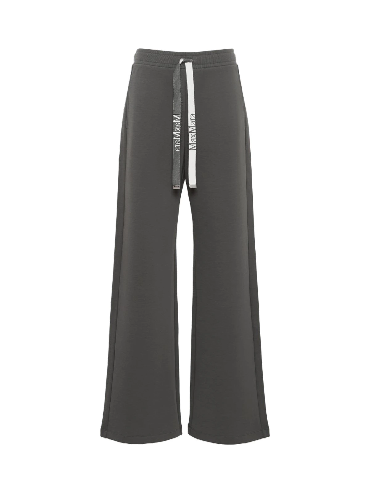 Max Mara Bali Wide-Leg Double Jersey Trousers in Dark Grey Max Mara Bali Wide-Leg Double Jersey Trousers in Dark Grey | Wide leg pants | Luxury Shoes