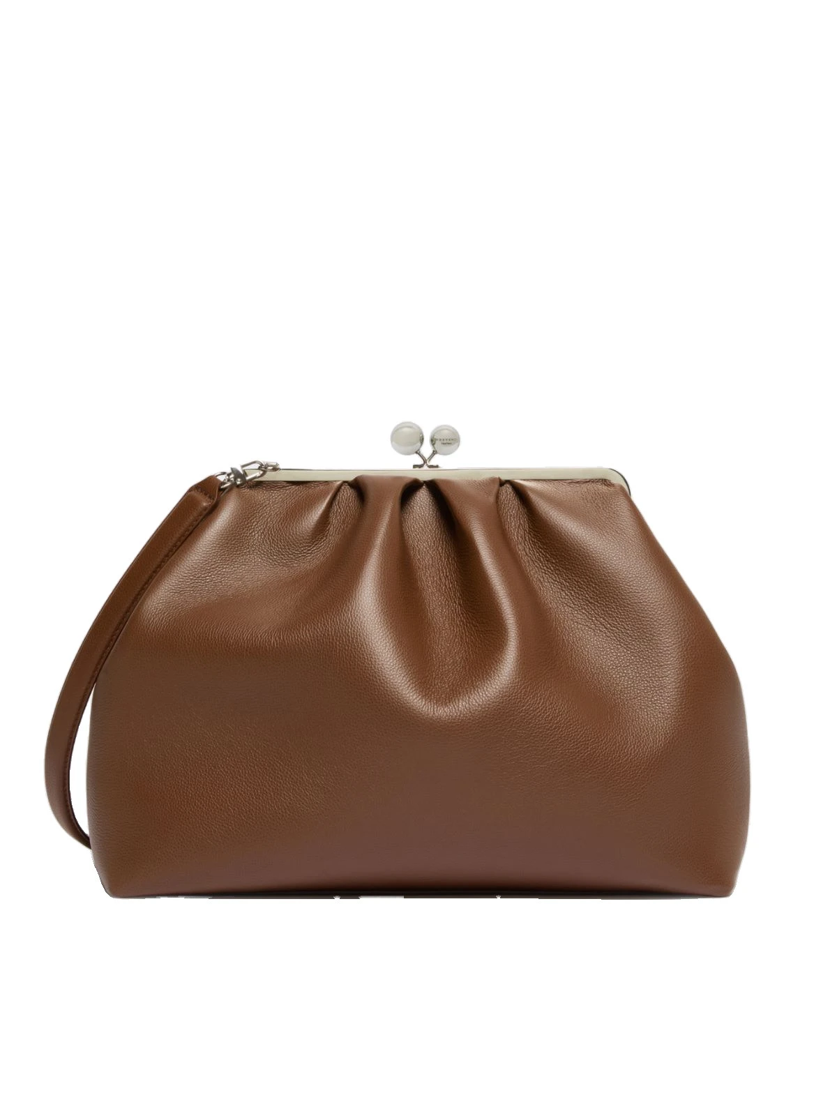 Max Mara Bambola XXL Deer Print Leather Pasticcino Bag in Brown Max Mara Bambola XXL Deer Print Leather Pasticcino Bag in Brown | Clutch Bags | Luxury Shoes