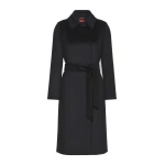 Max Mara Bcollag Double-Breasted Wool Coat in Black | Wool Coat | Luxury Shoes 