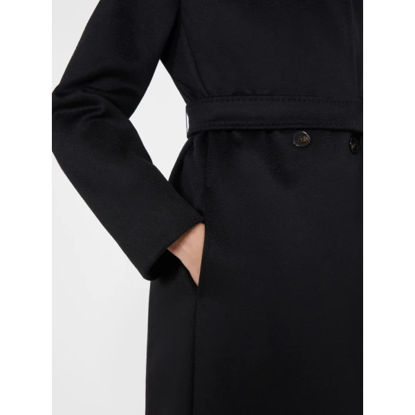 Max Mara Bcollag Double-Breasted Wool Coat in Black | Wool Coat | Luxury Shoes 