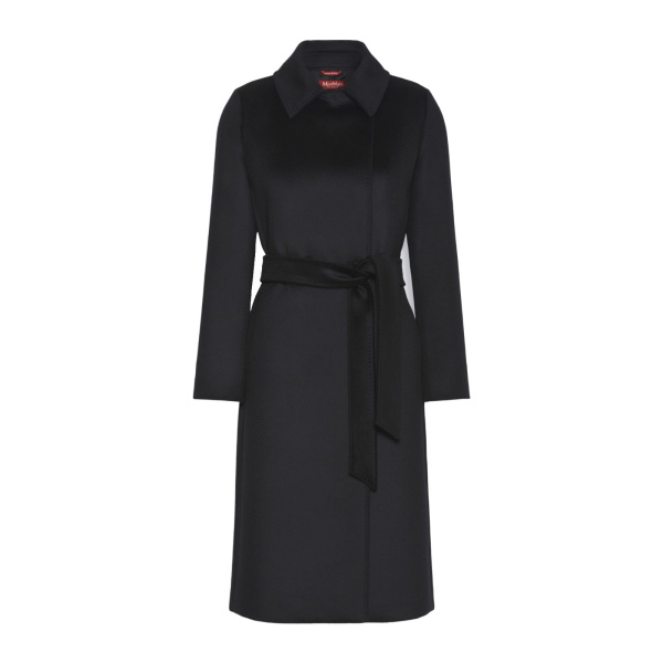Max Mara Bcollag Double-Breasted Wool Coat in Black | Wool Coat | Luxury Shoes 